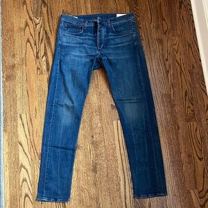 rag & bone Men's Slim Jeans in Deep Blue